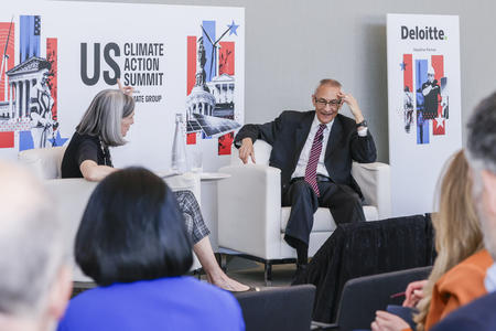 John Podesta and Carol Browner open the US Climate Action Summit